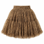 LEOPARD TUTU MINI SKIRT
