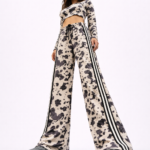 WILD INSTINCT  Signature Velvet Crop Top Set