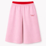 FL Double Waist Cotton Bermuda – Light Pink