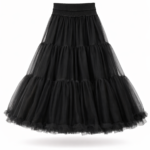 FL Black Midi Tutu Skirt