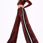 FL Dangerous Glam Velvet Crop Set