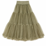 Pistachio Dream Tutu Midi Skirt