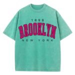 FL Vintage Brooklyn Washed T-shirt Turquoise