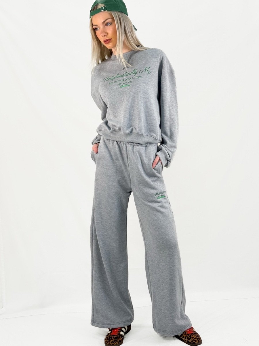 IMG_9466 UNDIPLOMATICALLY ME Grey Cotton Set - Image 1