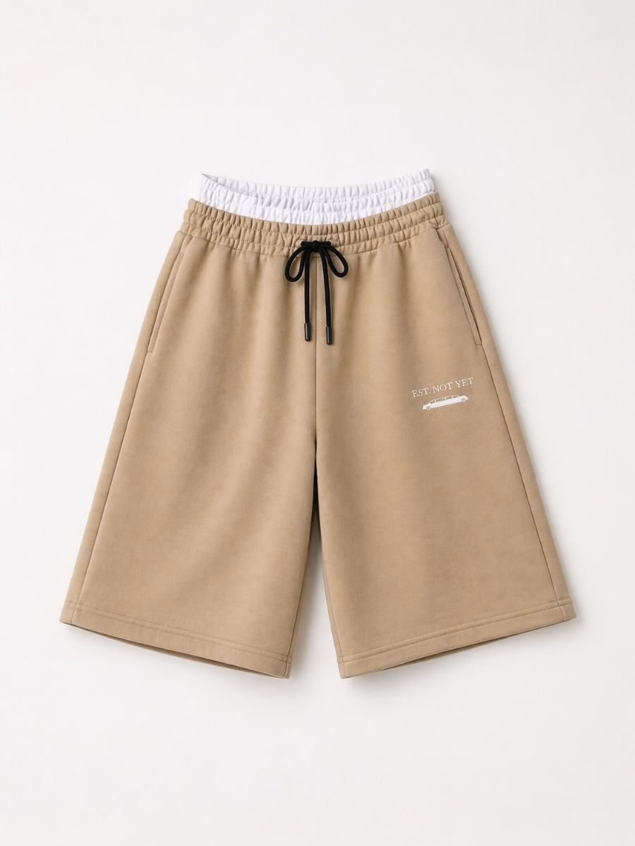 Photoroom_20260421_143350 FL Double Waist Bermuda Sand Beige - Image 1