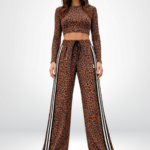 WILD ICON Signature Velvet Crop Top Set