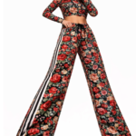 SECRET GARDEN Signature Velvet Crop Top Set