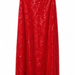 Ruby Sparkle Midi Skirt