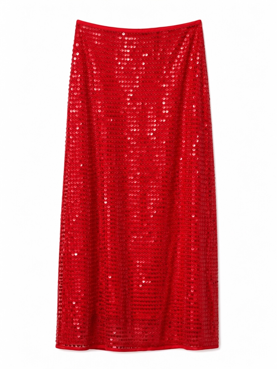 Photoroom_20260507_174504 Ruby Sparkle Midi Skirt - Image 1