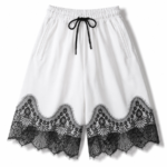 LIMOUSINE COTTON LACE BERMUDA WHITE