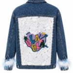 Bla Bla Crystal Denim Jacket