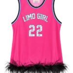 Limo Girl 22 Feather Jersey – Pink Edition