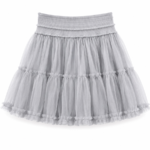 LIMOUSINE MINI TUTU SKIRT – SILVER MIST