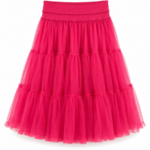 Carrie Dream Mindi Tulle Skirt – Fuchsia Pink
