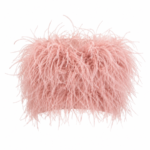 Isadora Signature Feather Bustier (Dusty pink)
