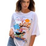 Disney Aladdin Agrabah Oversized T-Shirt – White