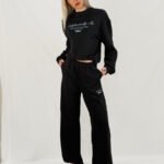 UNDIPLOMATICALLY ME Black Cotton Set